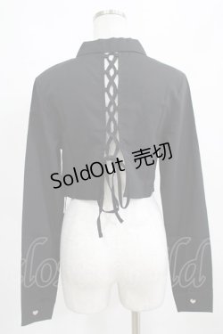 画像3: KILL STAR / SOFIA SHIRT XS ブラック H-25-03-29-049-SL-BL-KB-ZH