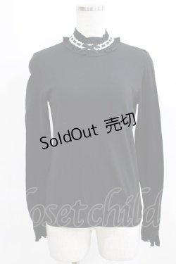 画像1: Leur Getter / タートルカットソー  ブラック H-25-03-29-050-LU-TO-KB-ZH