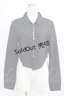 画像1: KILL STAR / SOFIA SHIRT XS ブラック H-25-03-29-051-SL-BL-KB-ZH