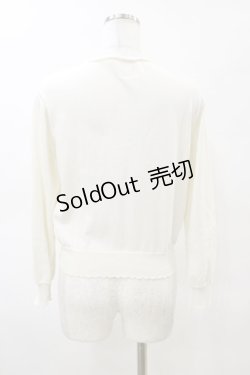 画像2: F&A / UVカットVネックニットカーディガン Free OFFWHITE H-25-03-29-1051-LO-TO-NS-ZH