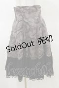 Victorian maiden / ハイウェスト ギャザースカラップスカート Free ブラック H-25-03-29-1054-CL-SK-NS-ZH