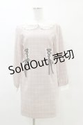 Ank Rouge / レースアップワンピース M ピンク H-25-03-29-1059-CA-OP-NS-ZH