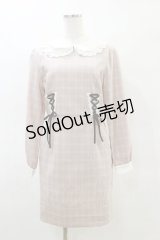 Ank Rouge / レースアップワンピース M ピンク H-25-03-29-1059-CA-OP-NS-ZH