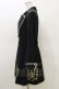 画像3: metamorphose / 刺繍入りコートワンピース  ブラック H-25-03-29-1060-ME-OP-KB-ZH (3)