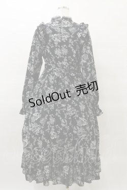 画像2: Amavel / Romantic Floralロングワンピース Free ブラック H-25-03-29-1066-CA-OP-NS-ZH