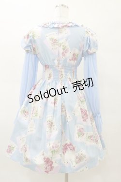 画像2: JESUS DIAMANTE / スペシャルバルーンスリーブワンピ  サックス H-25-03-29-1072-JE-OP-NS-ZH