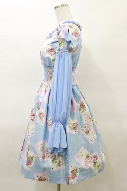 画像3: JESUS DIAMANTE / スペシャルバルーンスリーブワンピ  サックス H-25-03-29-1072-JE-OP-NS-ZH