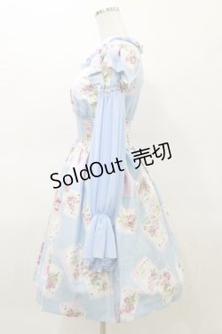 画像3: JESUS DIAMANTE / スペシャルバルーンスリーブワンピ  サックス H-25-03-29-1072-JE-OP-NS-ZH
