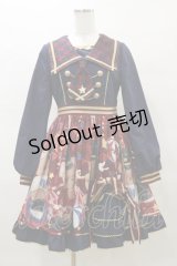 To Alice / ベアサーカスリボンワンピース S ネイビー/レッド H-25-03-29-1076-LO-OP-NS-ZH