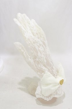 画像2: Angelic Pretty / Heartレース手袋  オフ H-25-03-29-1012-AP-ZA-NS-ZH