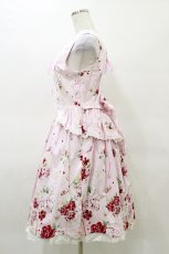 画像3: BABY,THE STARS SHINE BRIGHT / スローモーションブーケ柄ジャンパースカート（2007年）【難有り】 Free ピンク H-25-03-29-1080-BA-OP-NS-ZH (3)