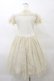 画像2: Angelic Pretty / Lacy Girlカットワンピース Free アイボリー H-25-03-29-1082-AP-OP-NS-ZH (2)
