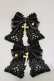 画像1: BABY,THE STARS SHINE BRIGHT / Maria de la Croixリボンクリップ  ブラック H-25-03-29-1016-BA-AC-NS-ZH (1)