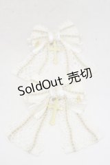 BABY,THE STARS SHINE BRIGHT / Maria de la Croixリボンクリップ  オフ H-25-03-29-1017-BA-AC-NS-ZH