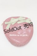 Maison de FLEUR / いちごアクセサリーケースBOOK  レッド H-25-03-29-1027-LO-ZA-NS-ZH