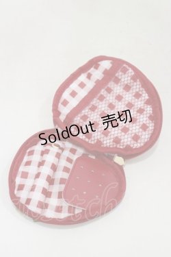 画像2: Maison de FLEUR / いちごアクセサリーケースBOOK  レッド H-25-03-29-1027-LO-ZA-NS-ZH