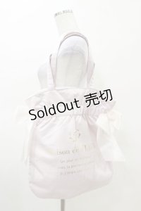 Maison de FLEUR / ダブルリボントートバッグ  ピンク H-25-03-29-1030-LO-BG-NS-ZH