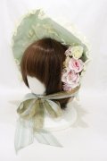 BABY,THE STARS SHINE BRIGHT / Scarlet ~Primavera Waltz Bonnet Hat~  ミント H-25-03-29-1033-BA-AC-KB-ZH