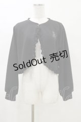 m petit by misako / MSKバラBフリルボレロ L ブラック H-25-03-29-1037-LO-TO-NS-ZH