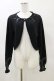 画像1: m petit by misako / リボンニットボレロ L ブラック H-25-03-29-1038-LO-TO-NS-ZH (1)