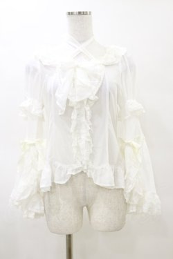 画像1: BABY,THE STARS SHINE BRIGHT / シフォンプリンセスドレスブラウス Free ホワイト H-25-03-29-1047-BA-BL-NS-ZH
