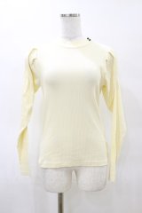 F&A / プチハイネックパワショルテレコトップス Free アイボリー H-25-03-29-1050-LO-TO-NS-ZH