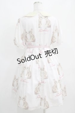 画像3: Leur Getter / Twin Rabbit袖付ワンピース L(トールサイズ) さくらピンク H-25-03-29-005-LU-OP-KB-ZH