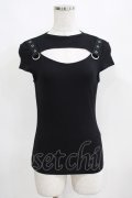 KILL STAR / XARA KEYHOLE TOP XS ブラック H-25-03-29-053-SL-TO-KB-ZH