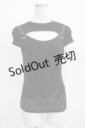 KILL STAR / XARA KEYHOLE TOP XS ブラック H-25-03-29-053-SL-TO-KB-ZH