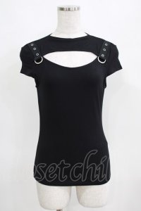 KILL STAR / XARA KEYHOLE TOP XS ブラック H-25-03-29-053-SL-TO-KB-ZH
