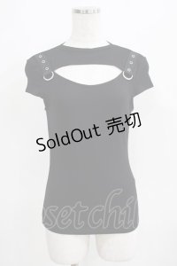 KILL STAR / XARA KEYHOLE TOP XS ブラック H-25-03-29-053-SL-TO-KB-ZH