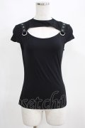 KILL STAR / XARA KEYHOLE TOP XS ブラック H-25-03-29-055-SL-TO-KB-ZH