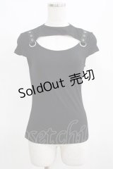 KILL STAR / XARA KEYHOLE TOP XS ブラック H-25-03-29-055-SL-TO-KB-ZH