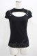 画像1: KILL STAR / XARA KEYHOLE TOP XS ブラック H-25-03-29-055-SL-TO-KB-ZH (1)