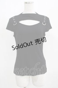KILL STAR / XARA KEYHOLE TOP S ブラック H-25-03-29-057-SL-TO-KB-ZH