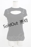 KILL STAR / XARA KEYHOLE TOP S ブラック H-25-03-29-059-SL-TO-KB-ZH