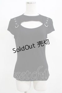 KILL STAR / XARA KEYHOLE TOP S ブラック H-25-03-29-059-SL-TO-KB-ZH