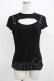 画像1: KILL STAR / XARA KEYHOLE TOP S ブラック H-25-03-29-059-SL-TO-KB-ZH (1)