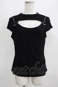 KILL STAR / XARA KEYHOLE TOP M ブラック H-25-03-29-061-SL-TO-KB-ZH