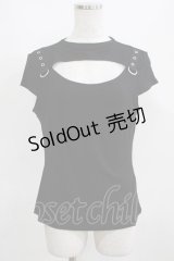 KILL STAR / XARA KEYHOLE TOP M ブラック H-25-03-29-061-SL-TO-KB-ZH