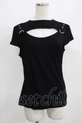 KILL STAR / XARA KEYHOLE TOP M ブラック H-25-03-29-063-SL-TO-KB-ZH