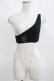 画像1: The End Lingerie / One Kiss from You One Shoulder Bralette XS ブラック H-25-03-29-065-PU-ZA-KB-ZH (1)