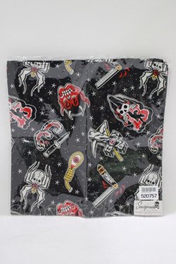 画像1: SOURPUSS / スカーフ  ブラック H-25-03-29-067-PU-ZA-KB-ZH