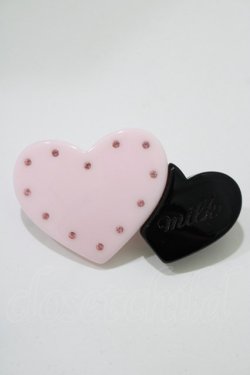 画像1: MILK / リボンバレッタ  ピンクゴールド　 H-25-03-29-071-ML-AC-KB-ZH