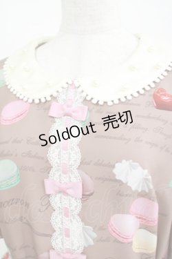 画像5: Leur Getter / Macaron Party袖付ワンピース L モカ H-25-03-29-007-LU-OP-KB-ZH
