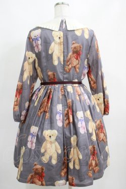 画像3: Leur Getter / Teddy Friends袖付きワンピース トールサイズ(L) グレー H-25-03-29-011-LU-OP-KB-ZH