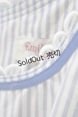 画像5: Emily Temple cute / ストライプ苺ノースリーブワンピース  サックス H-25-03-29-016-ET-OP-KB-ZH