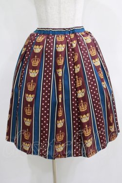 画像2: Leur Getter / Crown Stripeスカート  ワイン H-25-03-29-017-LU-SK-KB-ZH