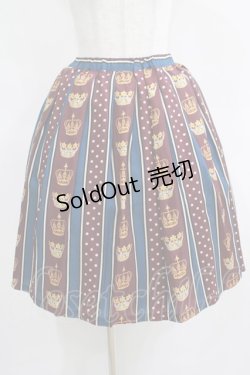 画像2: Leur Getter / Crown Stripeスカート  ワイン H-25-03-29-017-LU-SK-KB-ZH