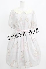 Leur Getter / Twin Rabbit袖付ワンピース L(トールサイズ) グレー H-25-03-29-003-LU-OP-KB-ZH